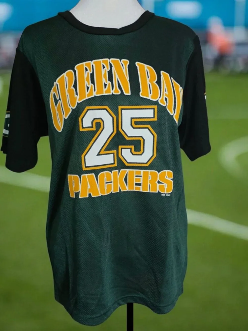 NWOT 90'S JOY ATHLETICS (XL) Vintage Green Bay Packers Athletic Mesh Jersey Shir